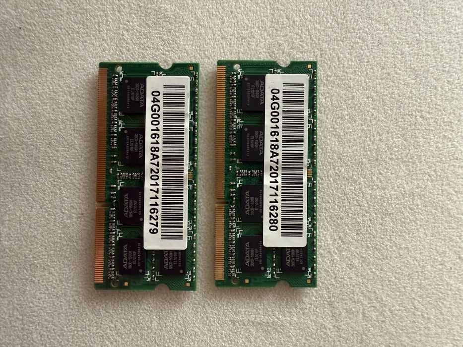2 kostki RAM 2GB 2Rx8 adata