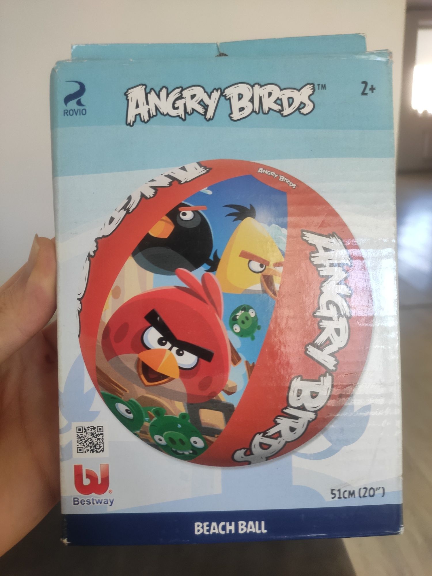 Надувной мяч Angry Birds пляжный