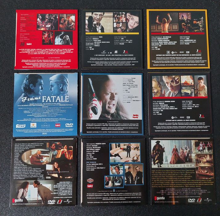 29 filmów na DVD Uprowadzona John Rambo Eliksir Miłości