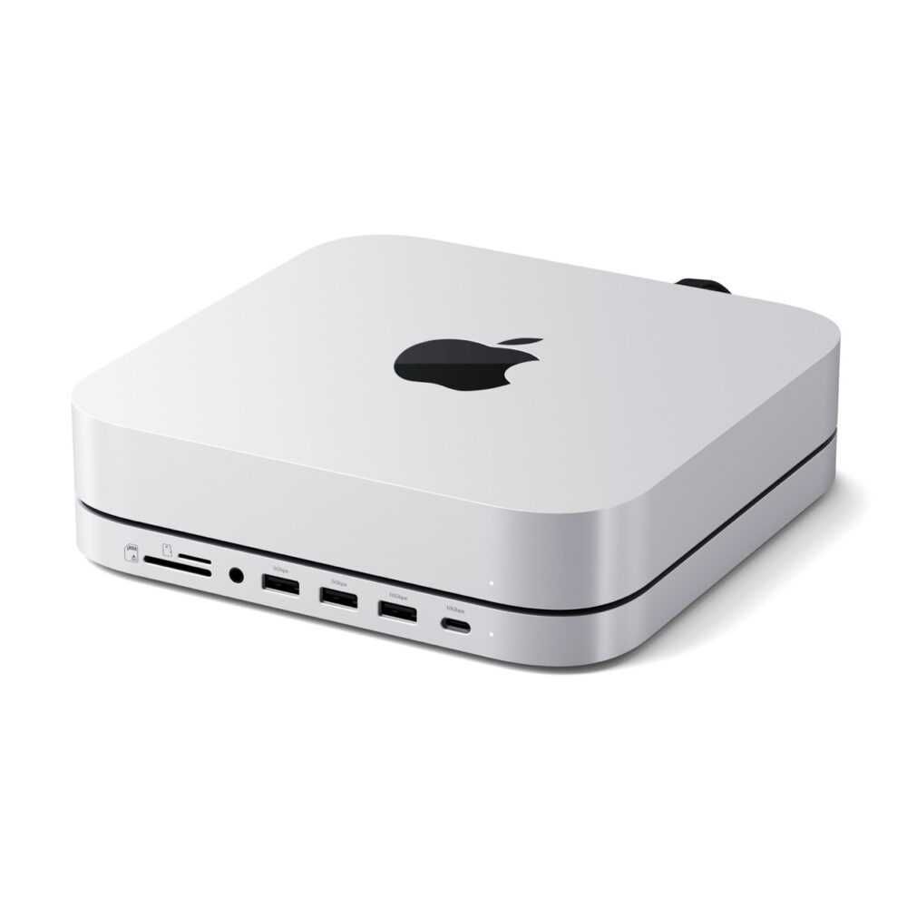 Podstawka SATECHI Type-C Aluminum Stand Hub for Mac mini SSD