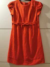 Czerwona sukienka ciążowa Happymum r. M