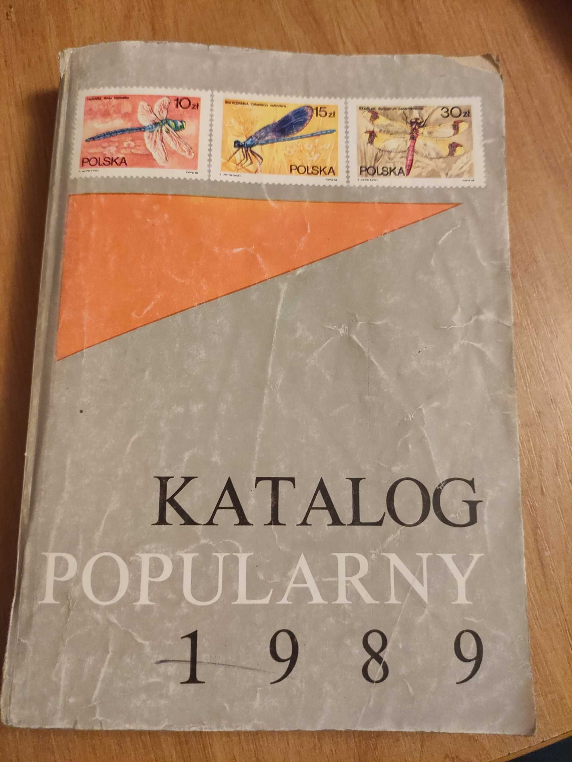 Katalog popularny znaków pocztowych ziem polskich. 1989