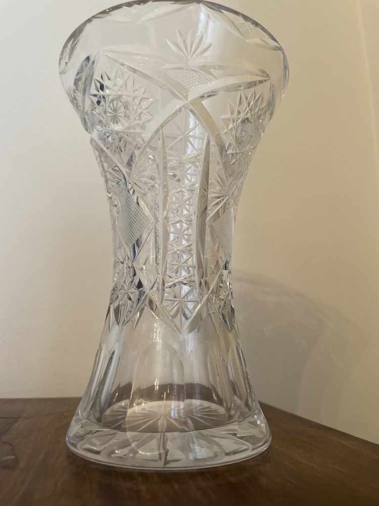 Duży kryształowy wazon