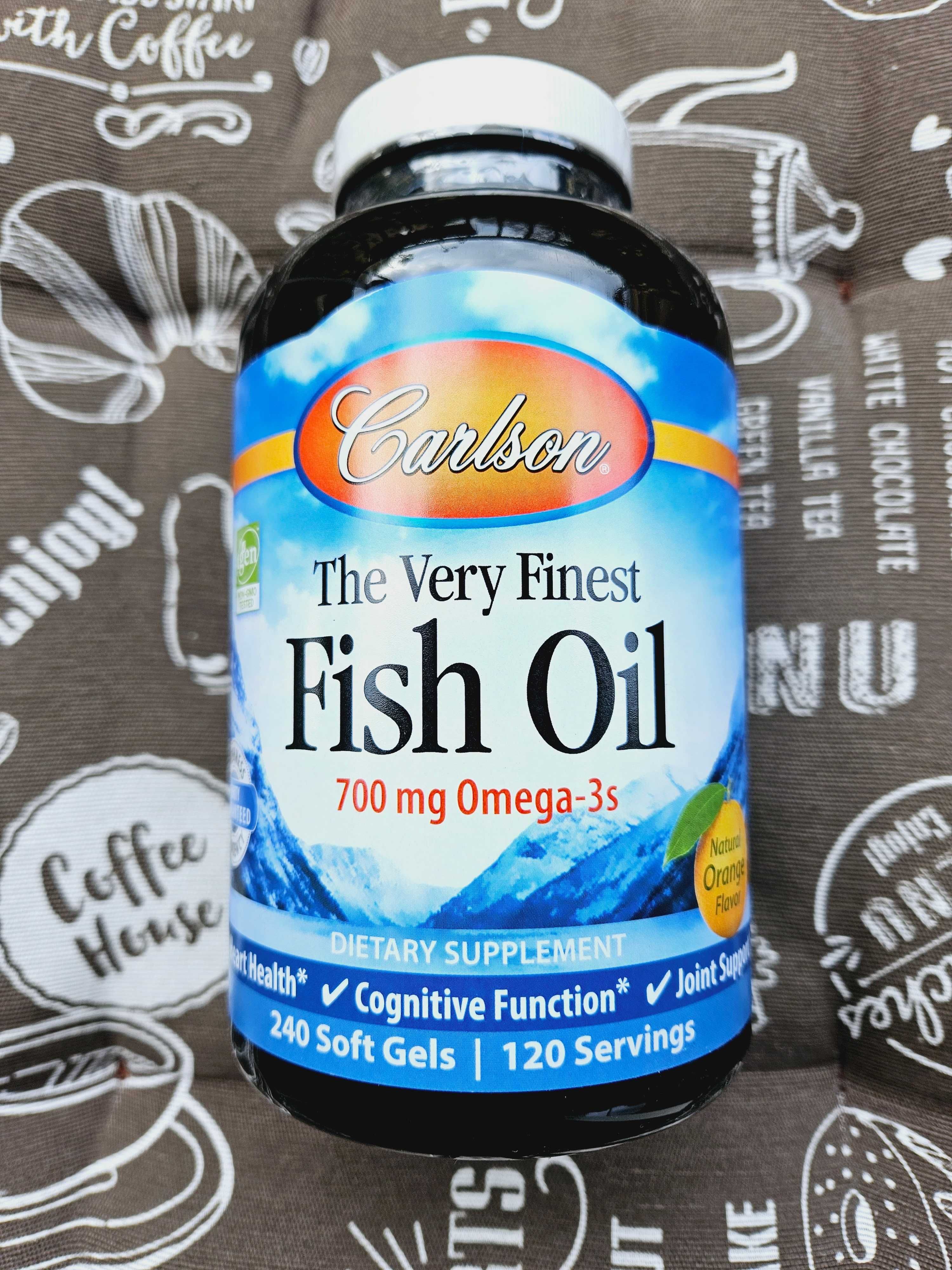 Carlson Омега Omega-3 норвезький риб'ячий жир The Very Finest Fish Oil