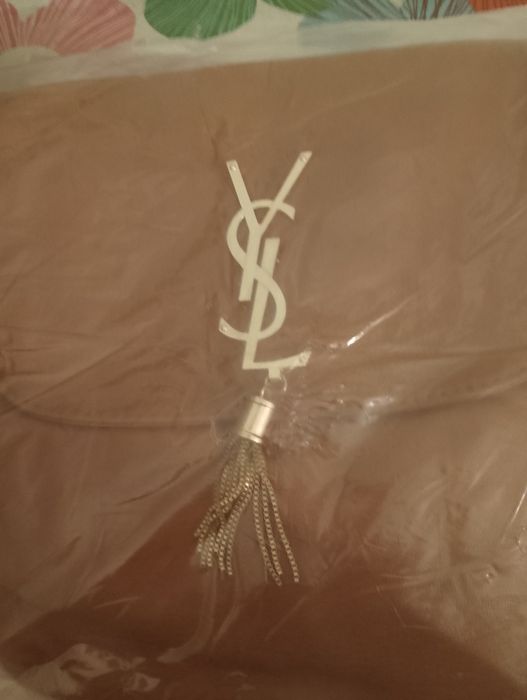 Nowa torebka cross body inspiracja YSL jasny brąz