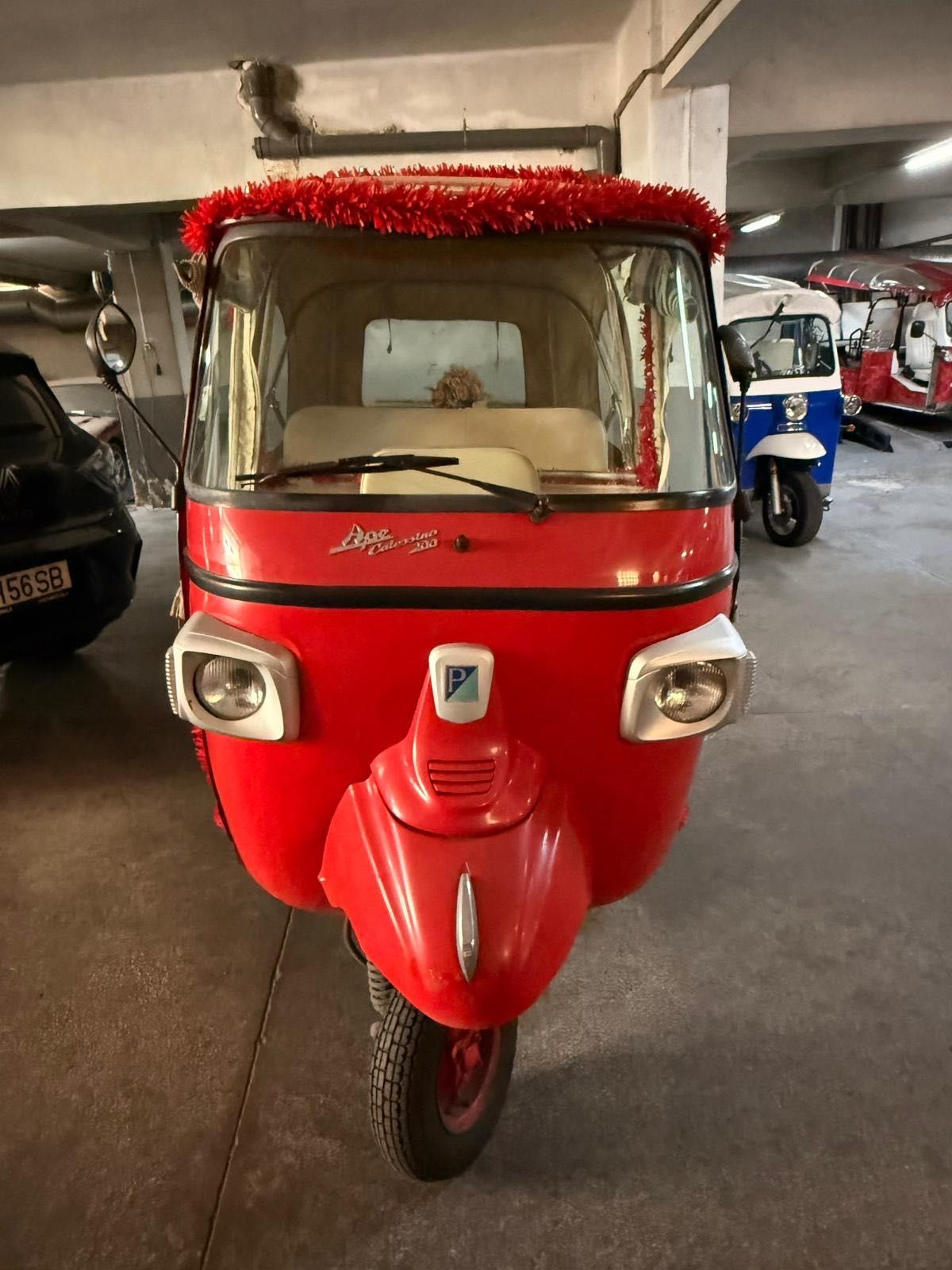 Tuktuk piaggio 200 calessino