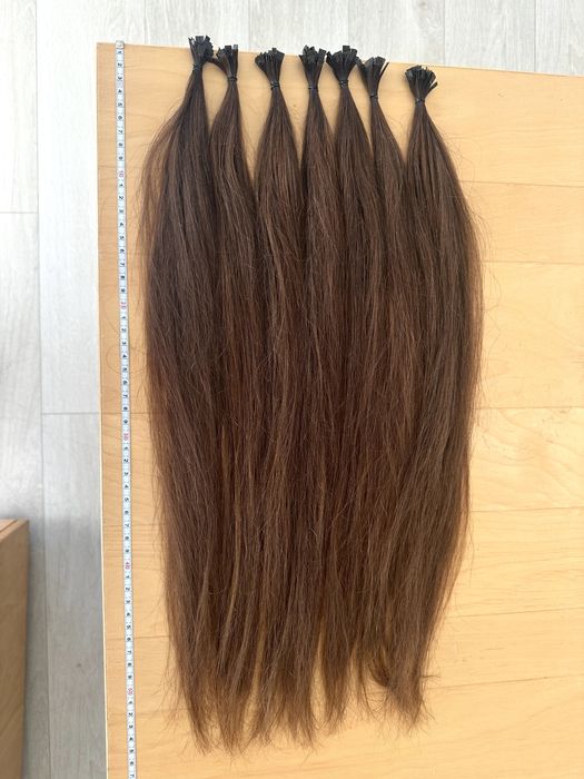 Włosy naturalne dziewicze 45cm/55cm 113g brąz #4 podatne