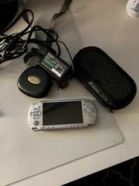 PSP slim silver + gry