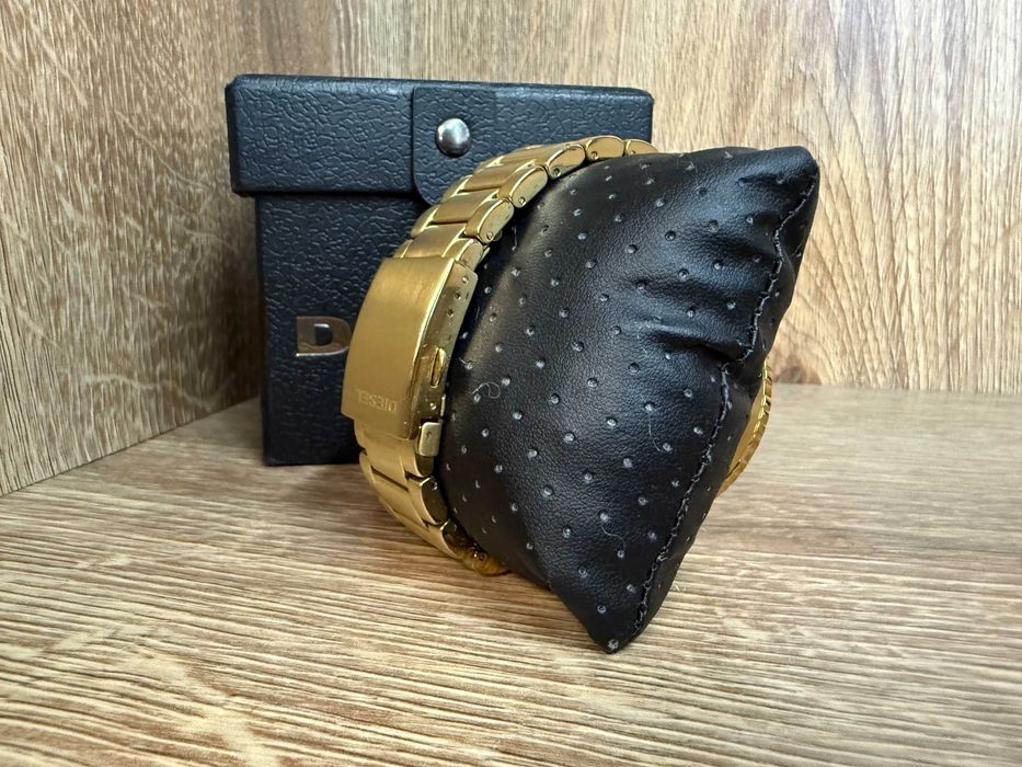 Zegarek Męski Diesel DZ-4268 Złoty Na Bransolecie Pudełko