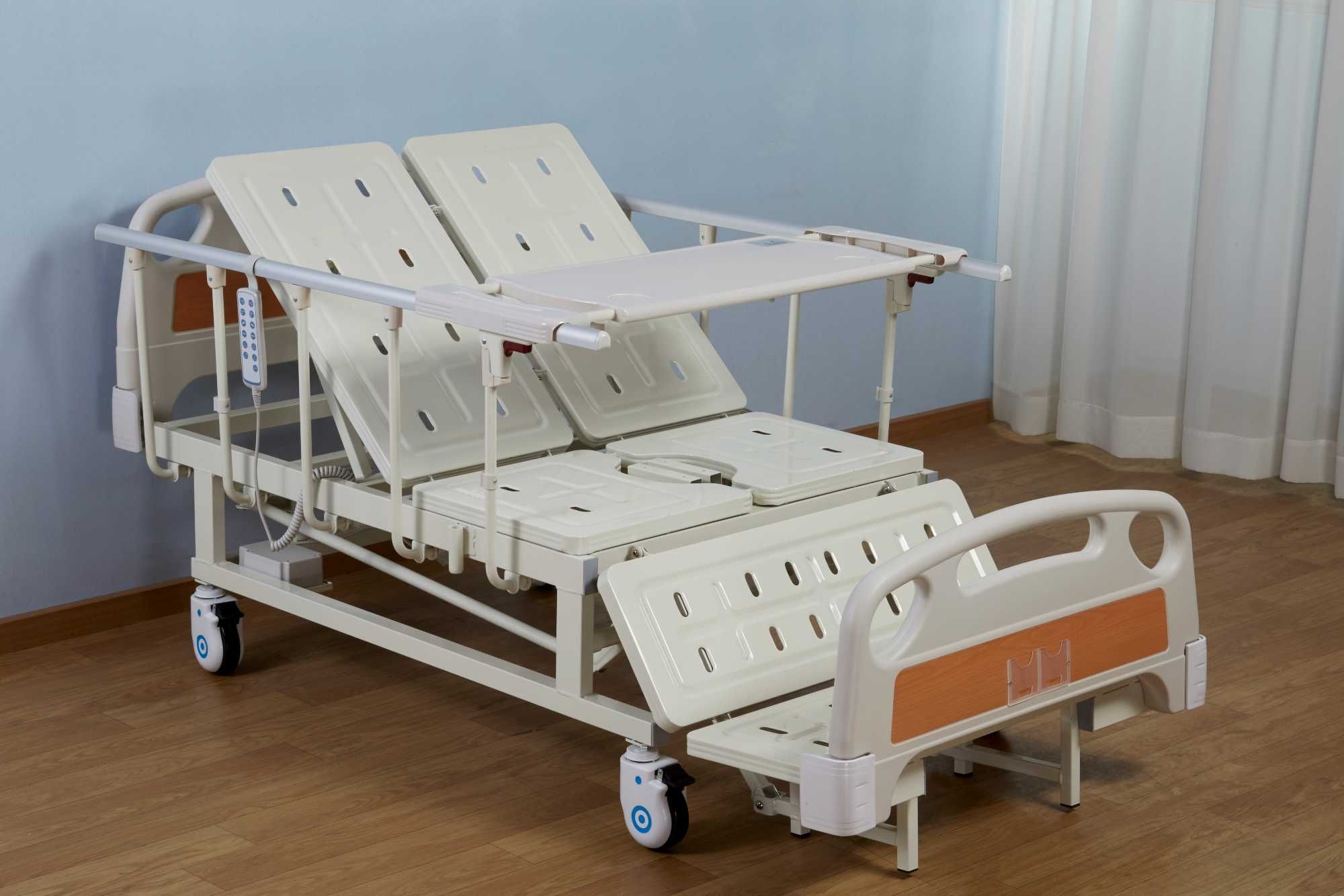 Łóżko Medyczne do Pielęgnacji Domowej 7 Funkcyjne Przewracanie na boki