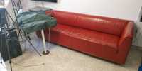 Lindo sofá em couro legítimo
