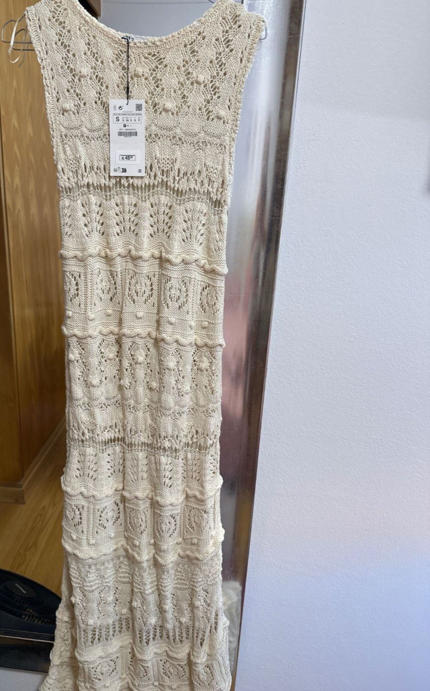 Vestido renda comprido