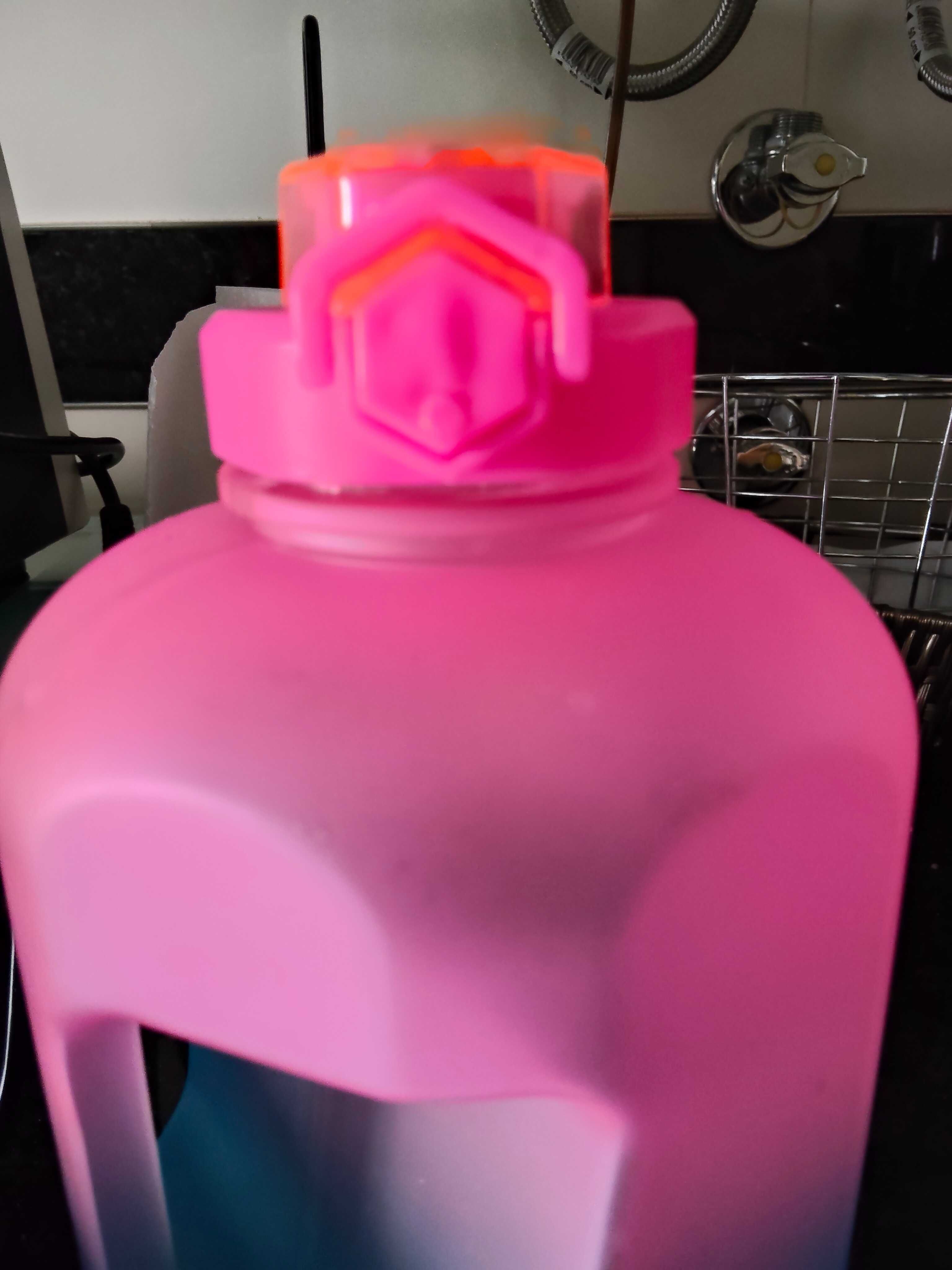 Garrafão de água multicolor e motivacional _ 2,2 litros
