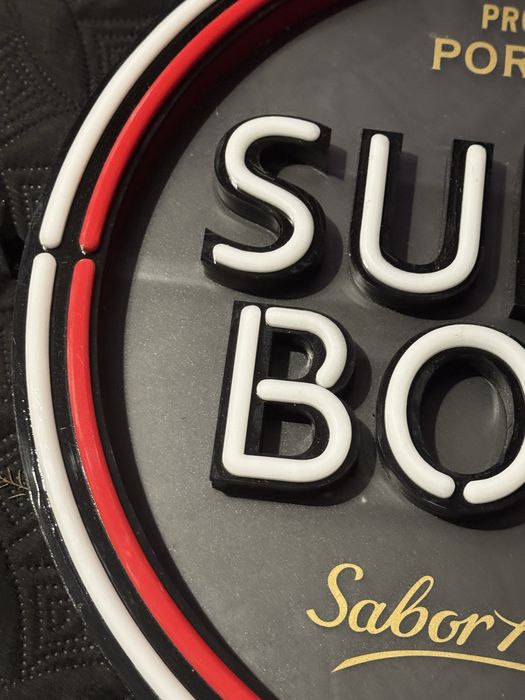 Logo luminoso super bock novo
