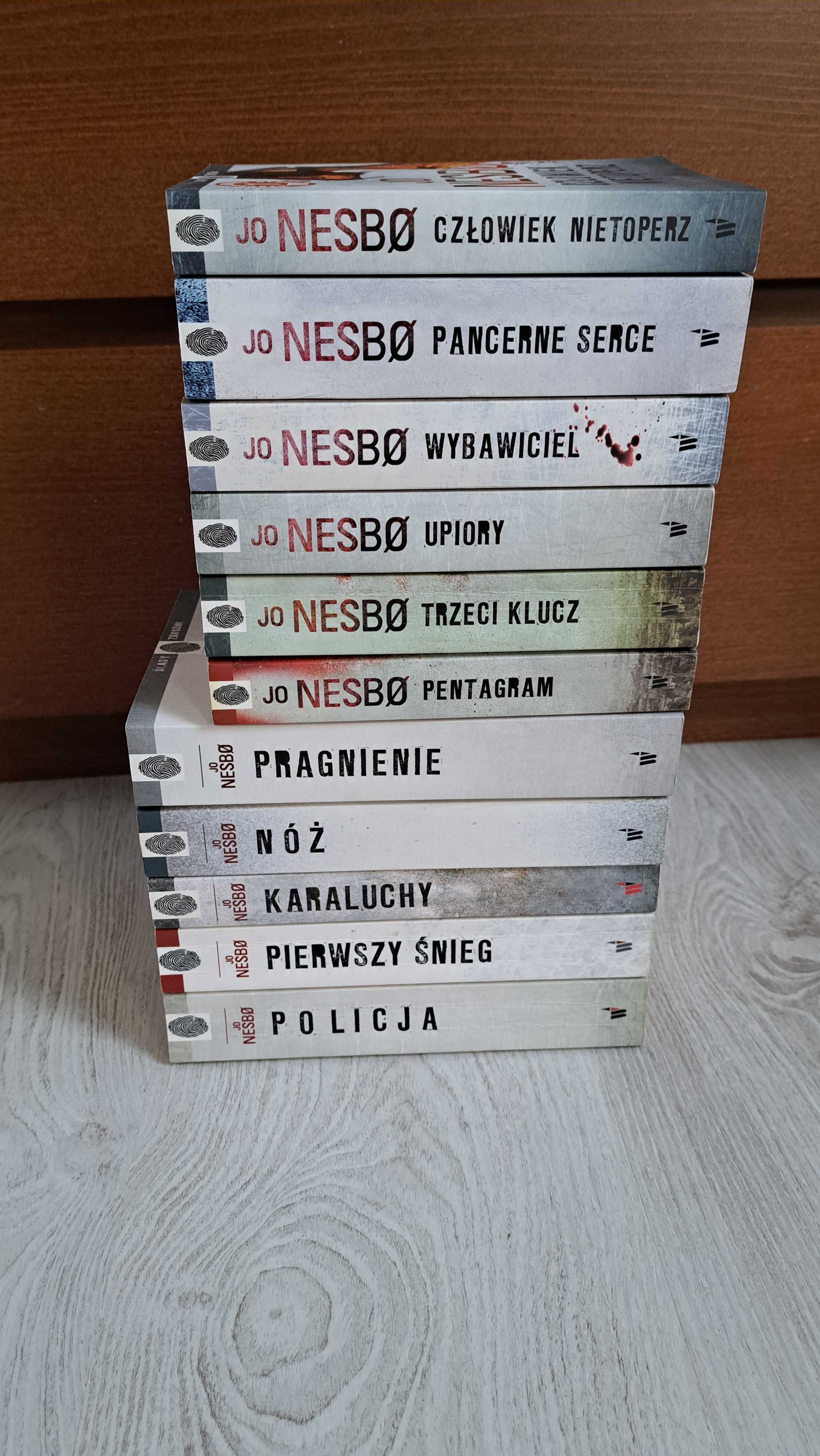 11x Nesbo Pragnienie Pierwszy śnieg Trzeci Pentagram Policja Pancerne