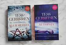 Książki "Klub Mefista"  oraz "Autopsja" Tess Gerritsen