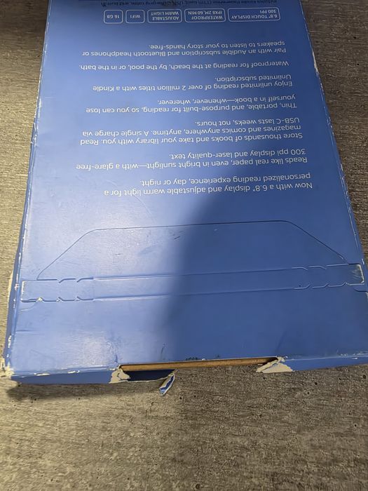 Kindle Paperwhite 11 gen. 7 дюймів. Новий. 16 гб. Чорний. Гарантія