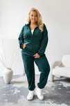 Welurowe dresy Plus Size bez kaptura 44/46, 48/50