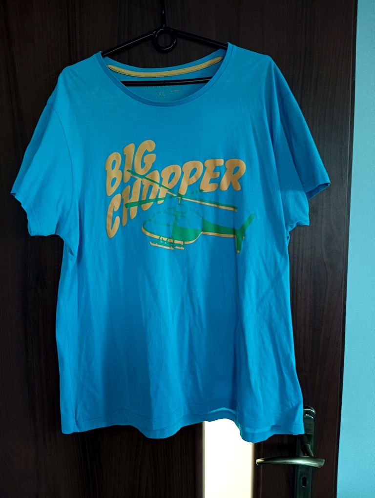 XL męski t-shirt koszulka męska z nadrukiem