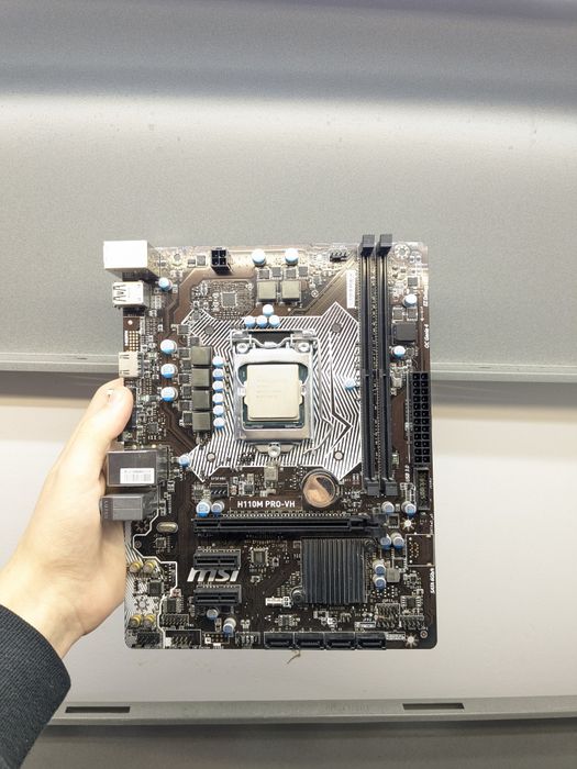 Материнська плата MSI h110m pro-vh+i3 6100
