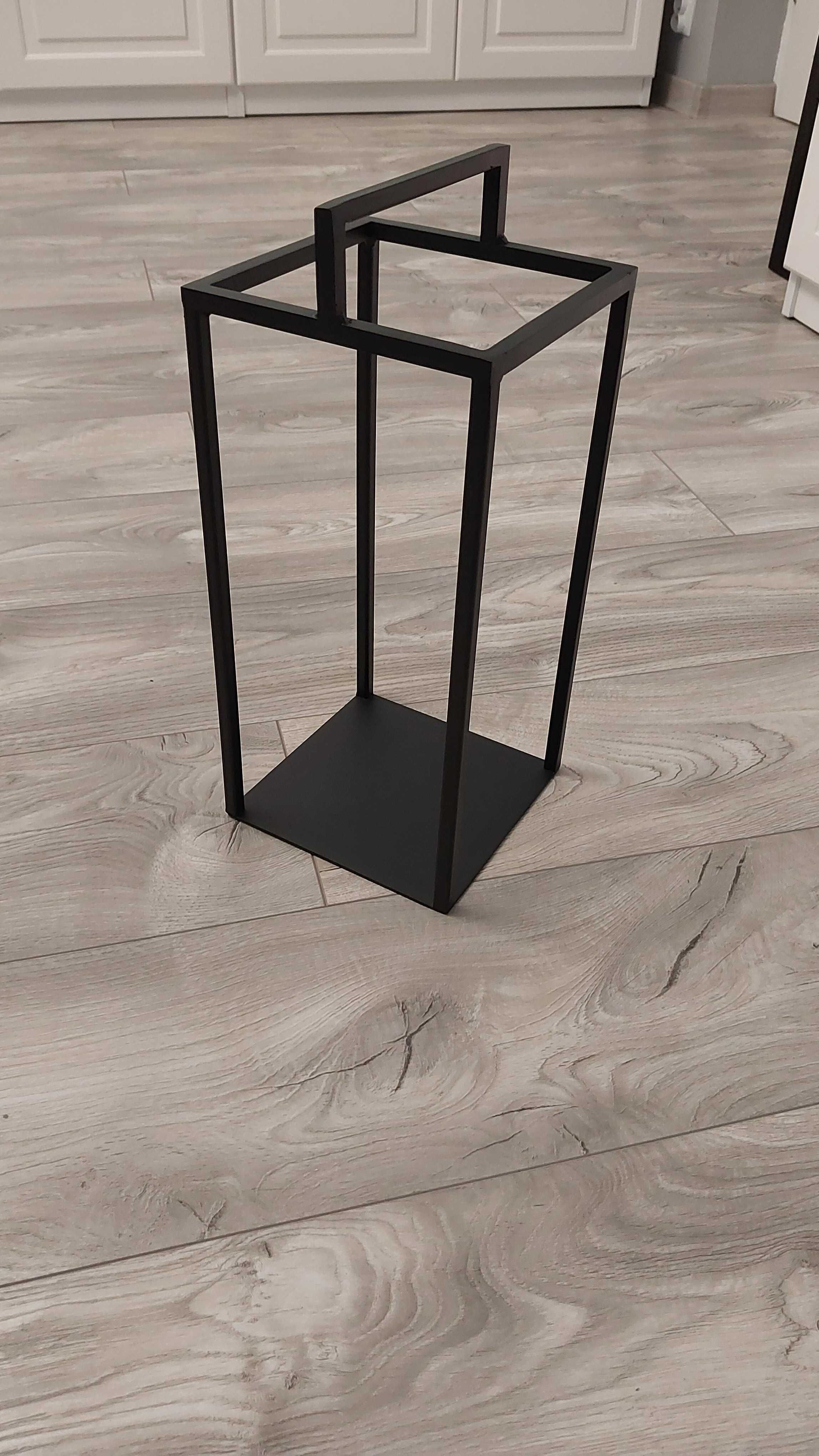 Lampion metalowy do kompozycji latarnia 35cm latarenka czarny loft