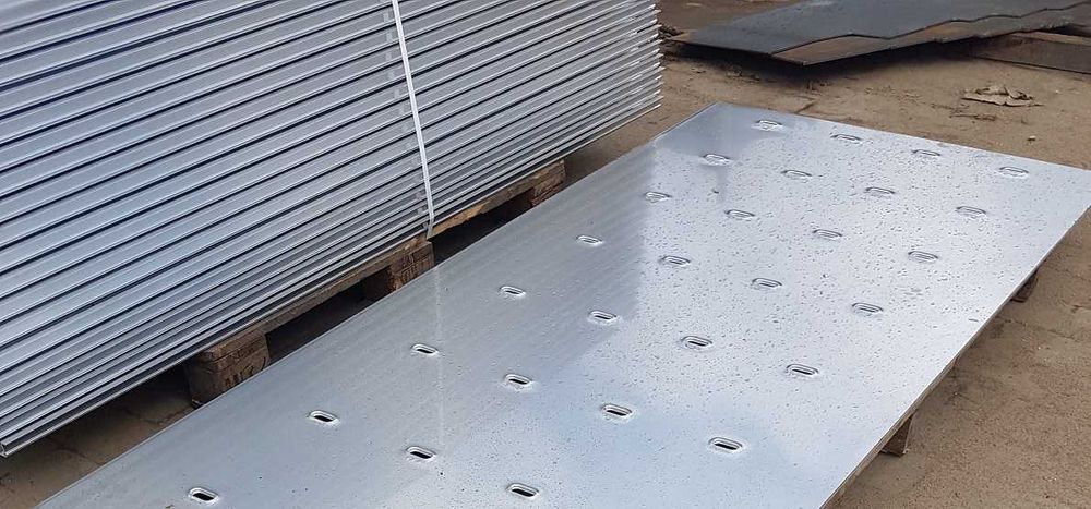 Blacha aluminiowa 1000x2000x4mm.Wypełnienie środka lawety, auto-lawety