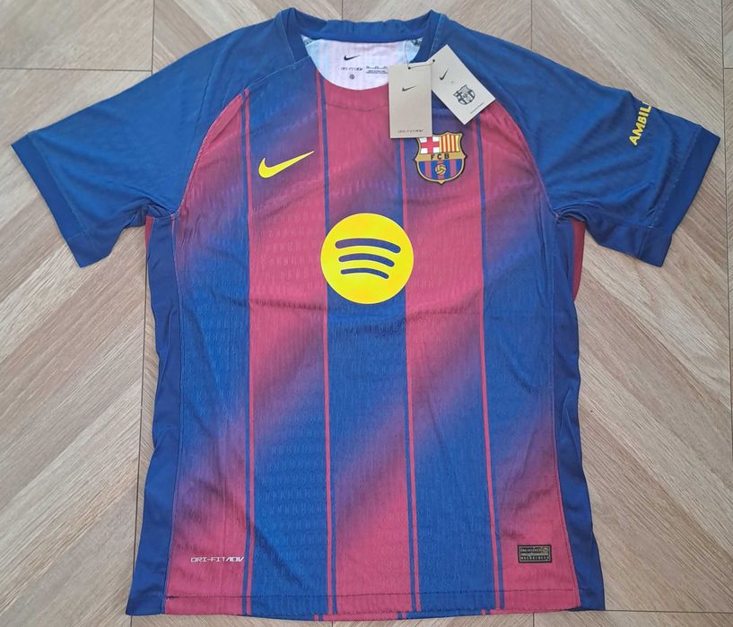 Koszulka FC Barcelona (wersja gracza), nowa, Nike #9 Lewandowski dom