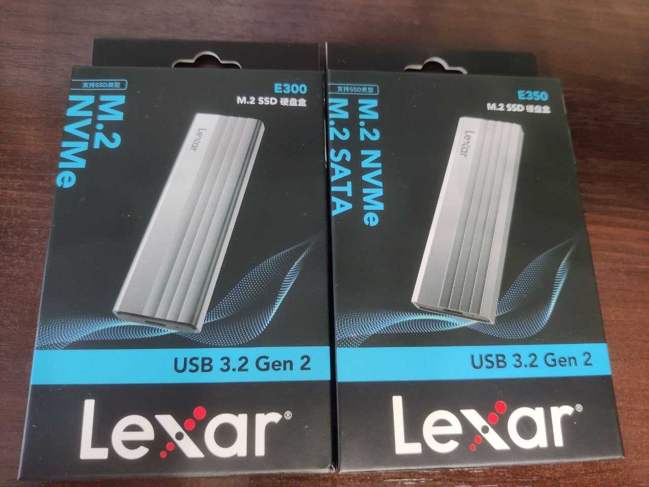 Карман Lexar E350 для SSD M.2 NVMe SATA USB 3.1 Gen 2 10Gbps