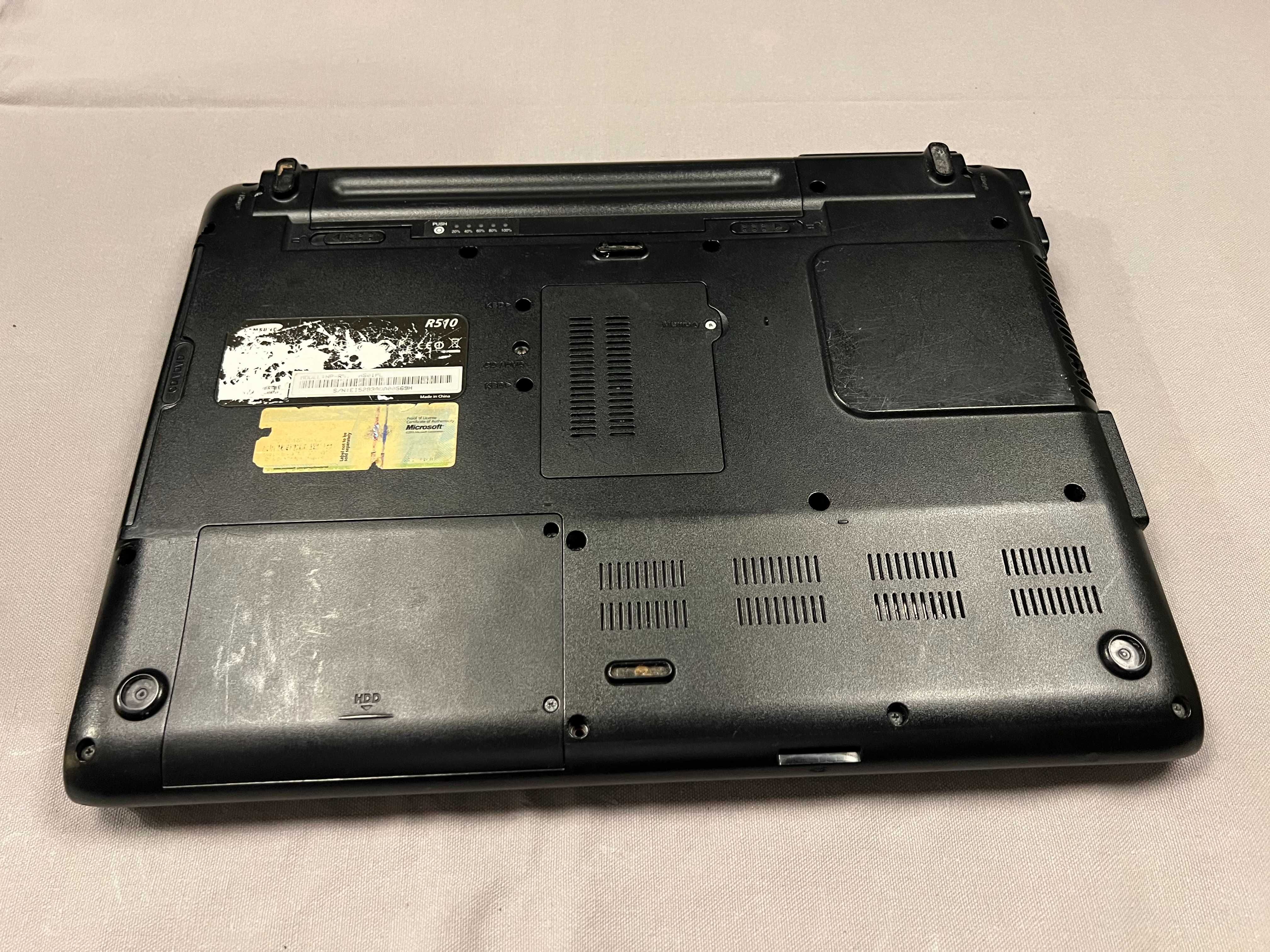Notebook Samsung R510 do naprawy