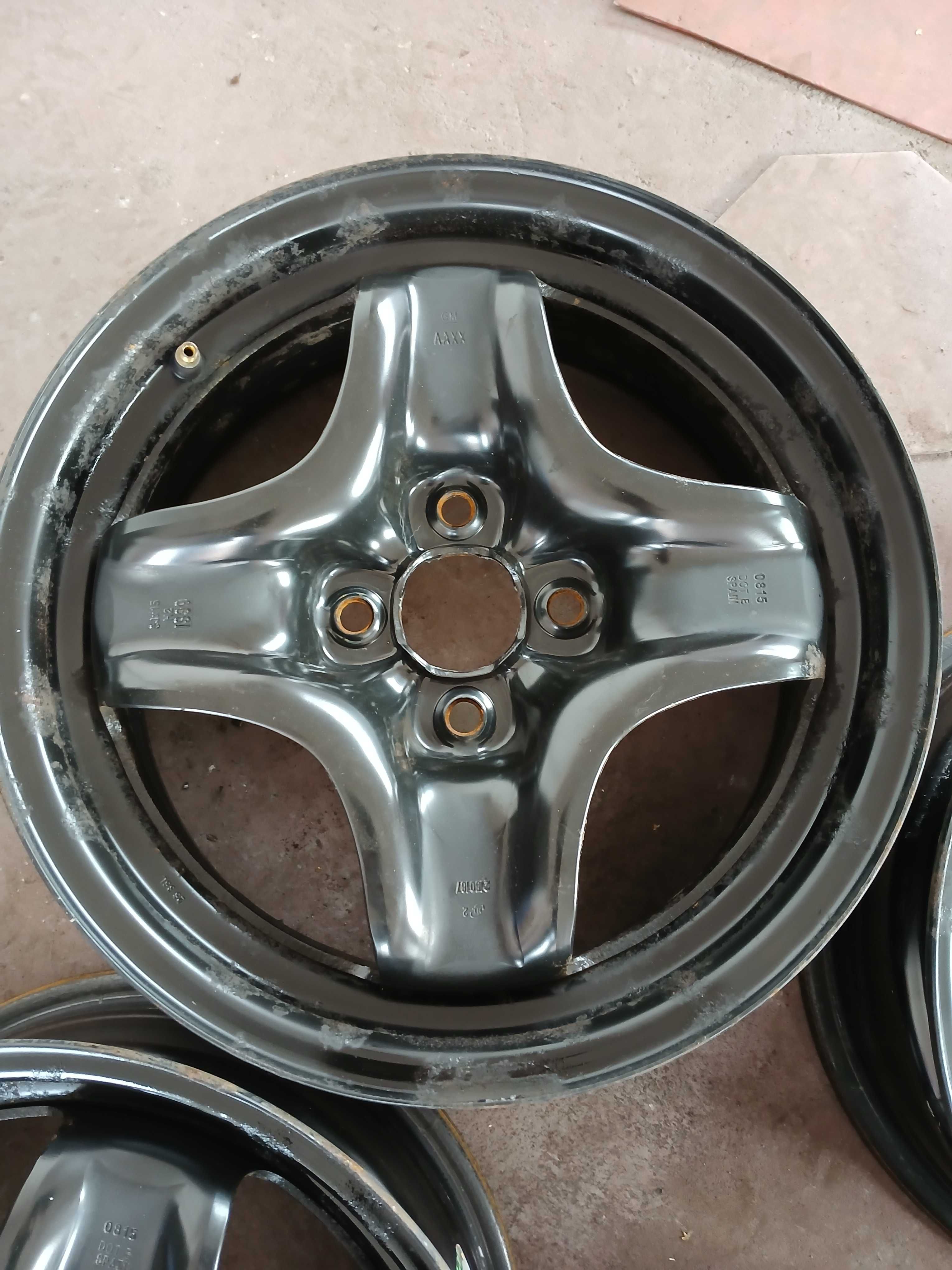 Felgi stalowe strukturalne OPEL Corsa Karl itp 4x100 6j15 et 39 TPMS