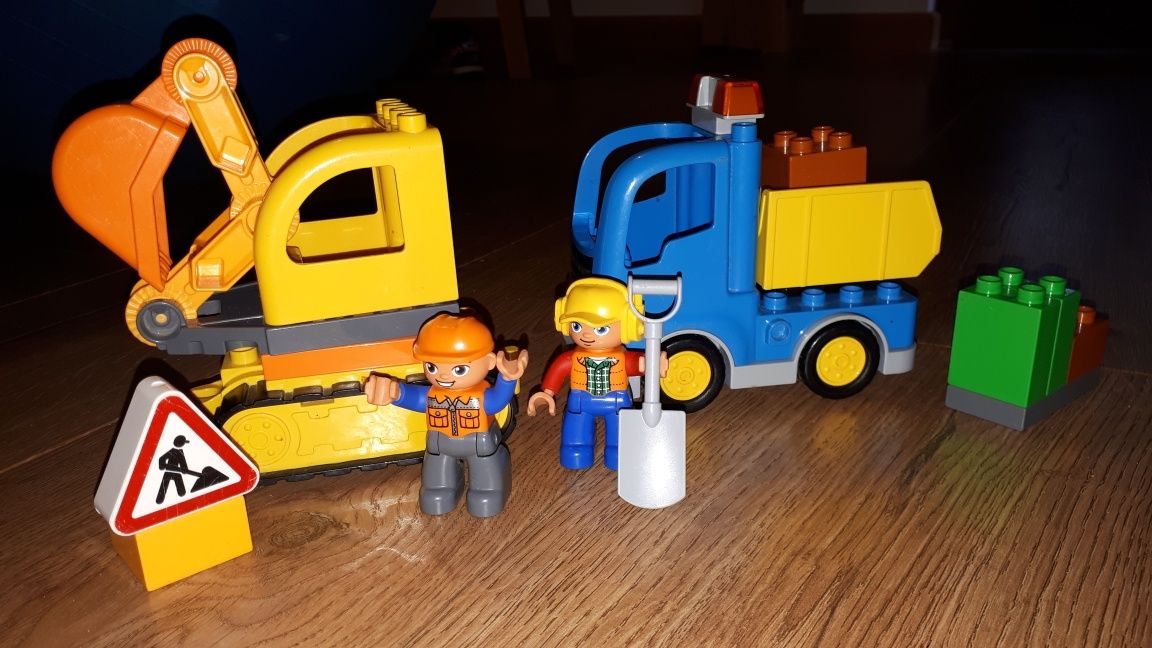 Lego Duplo 10812 ciężarówka i koparka gąsienicowa