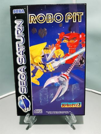 Jogo Robo Pit para a Sega Saturn (Kokopeli, PAL, 1996)