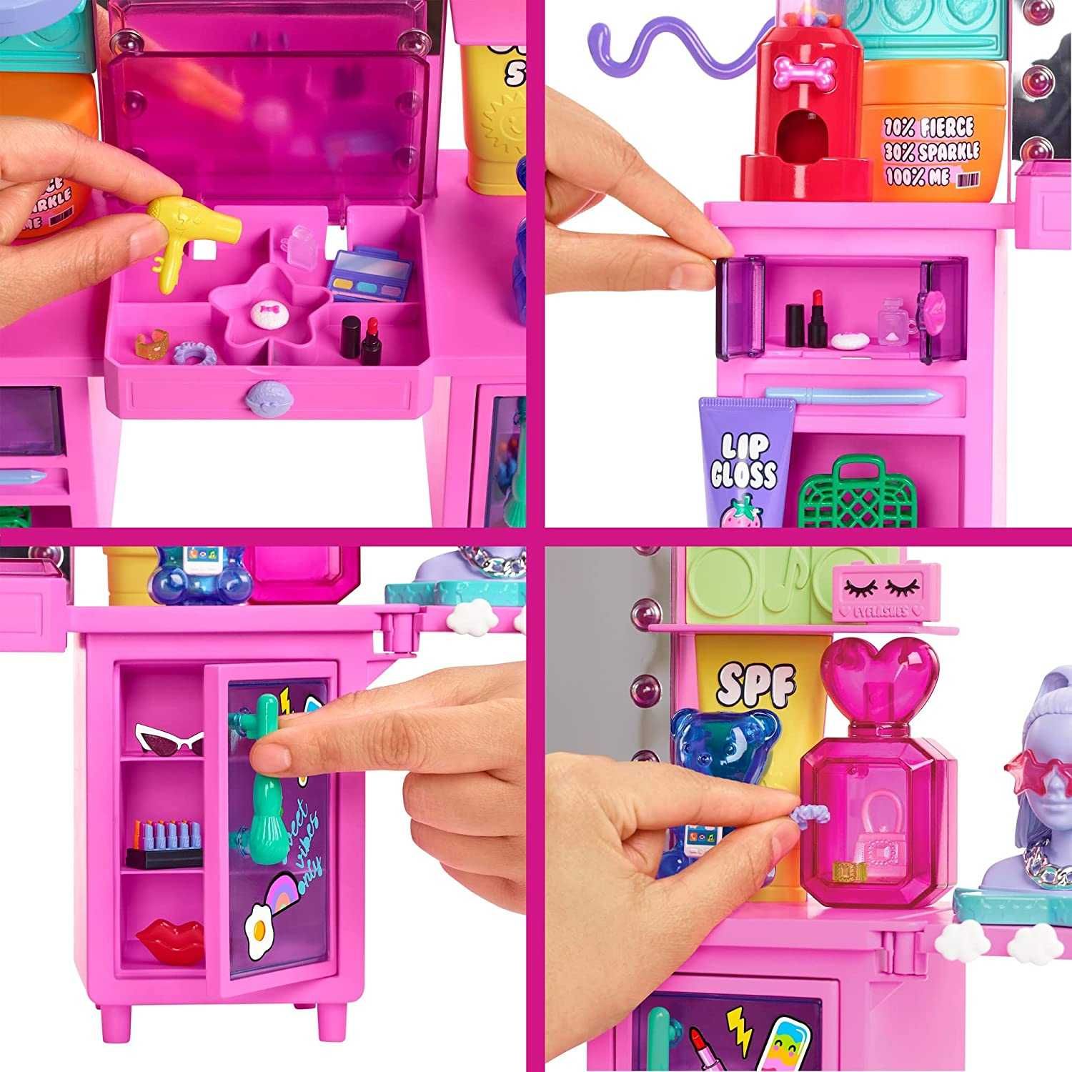 Барбі Екстра Візажний столик Barbie Extra Vanity Playset GYJ70