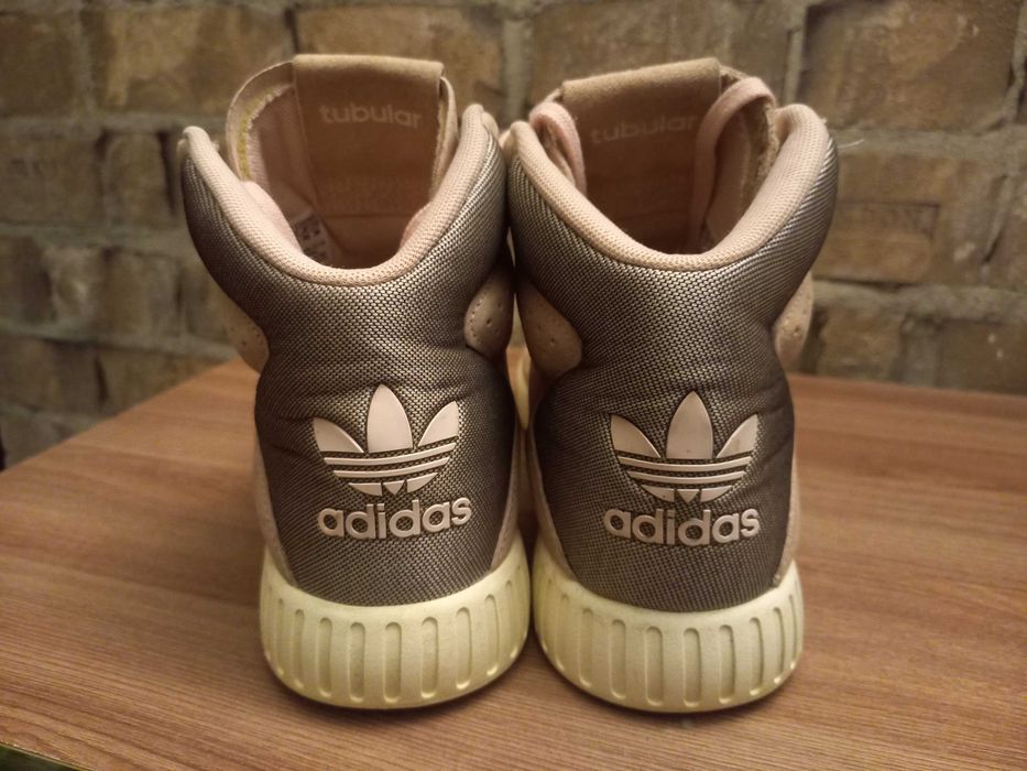 Высокие кроссовки,хайтопы Adidas Tubular Invader  размер 39