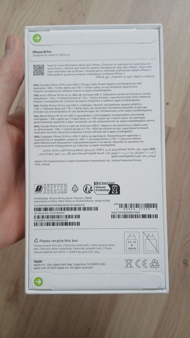 IPhone 16 PRO Nowy Gwarancja Apple