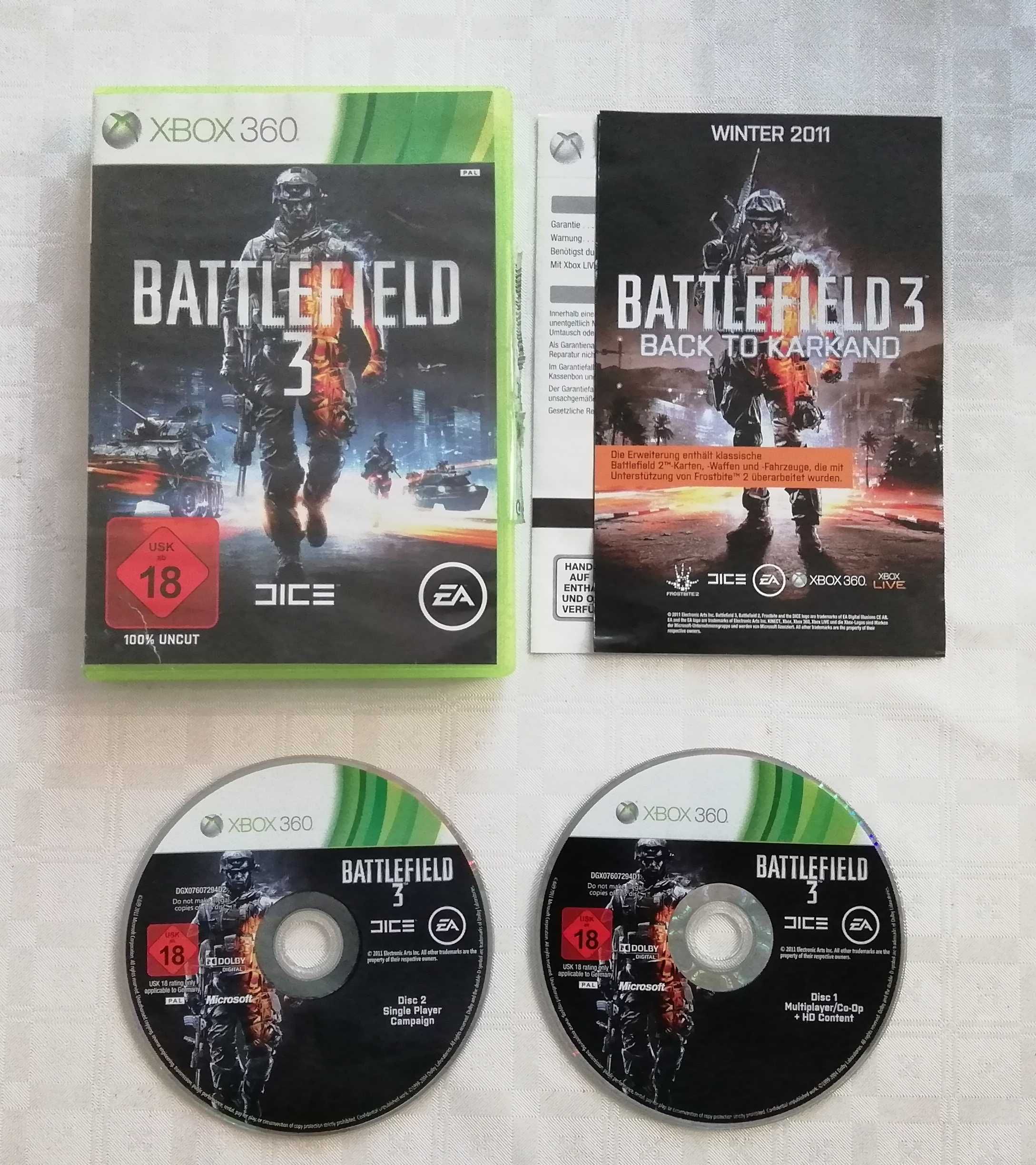 Gry XBOX 360 3 sztuki komplet Stan bardzo dobry