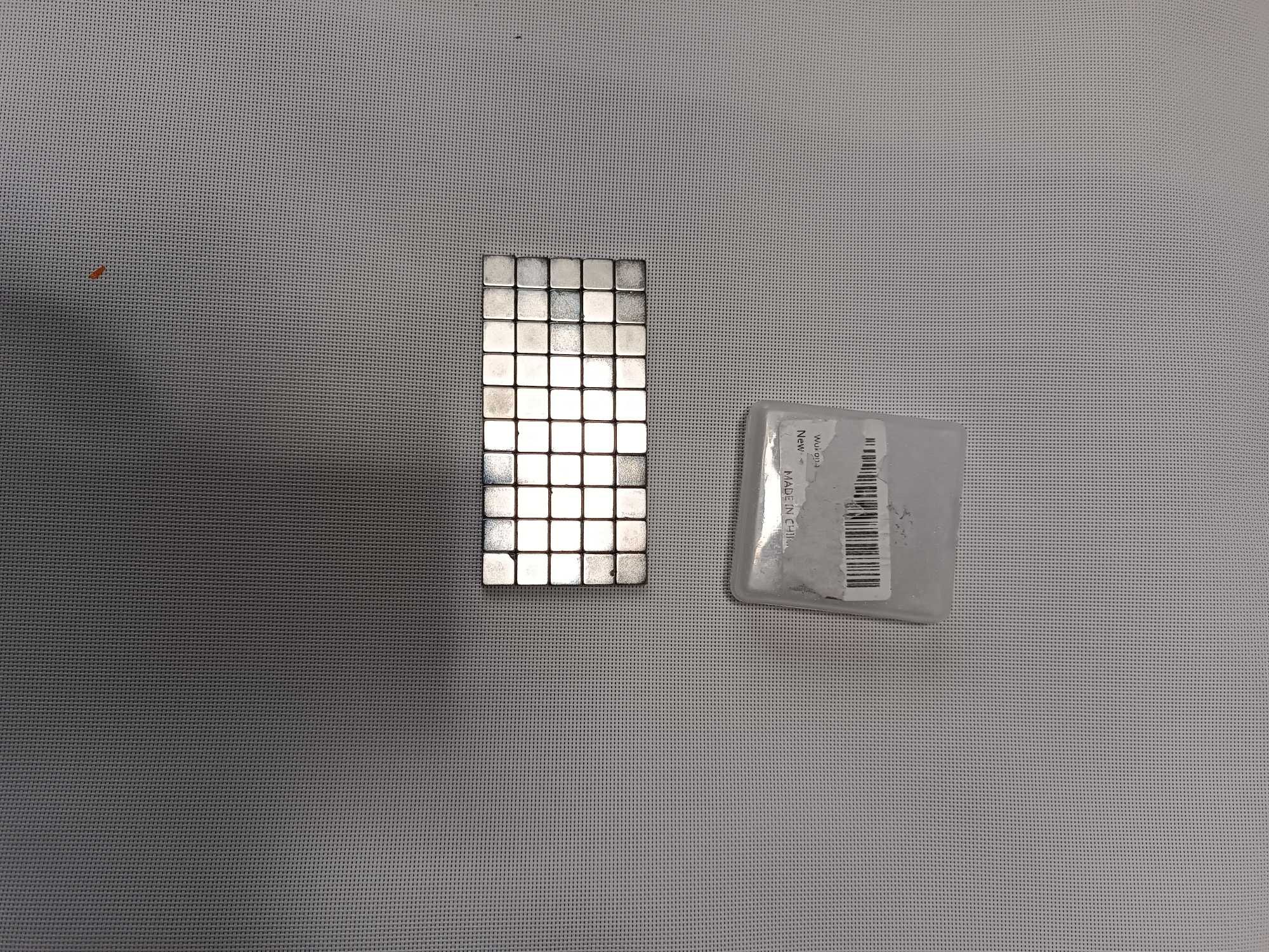 Magnes neodymowy kwadrat ok. 10 x 3 mm 50szt