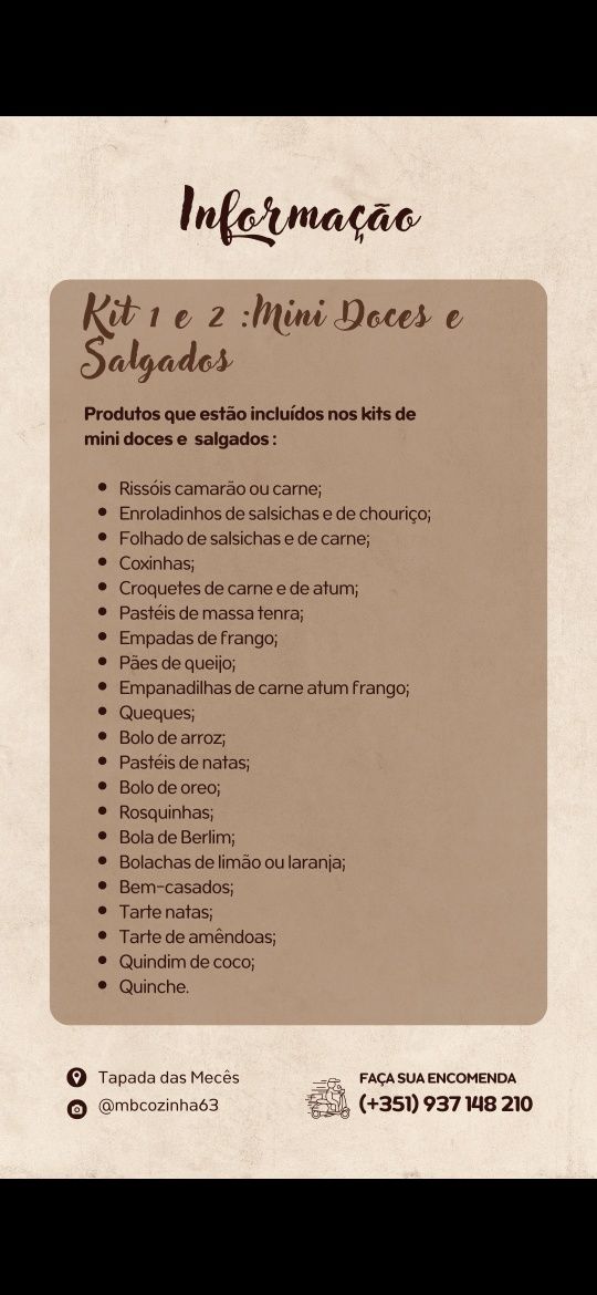 Take Away Doce e Salgados