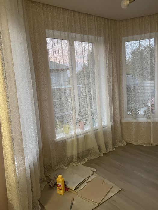 Тюль колір шампань