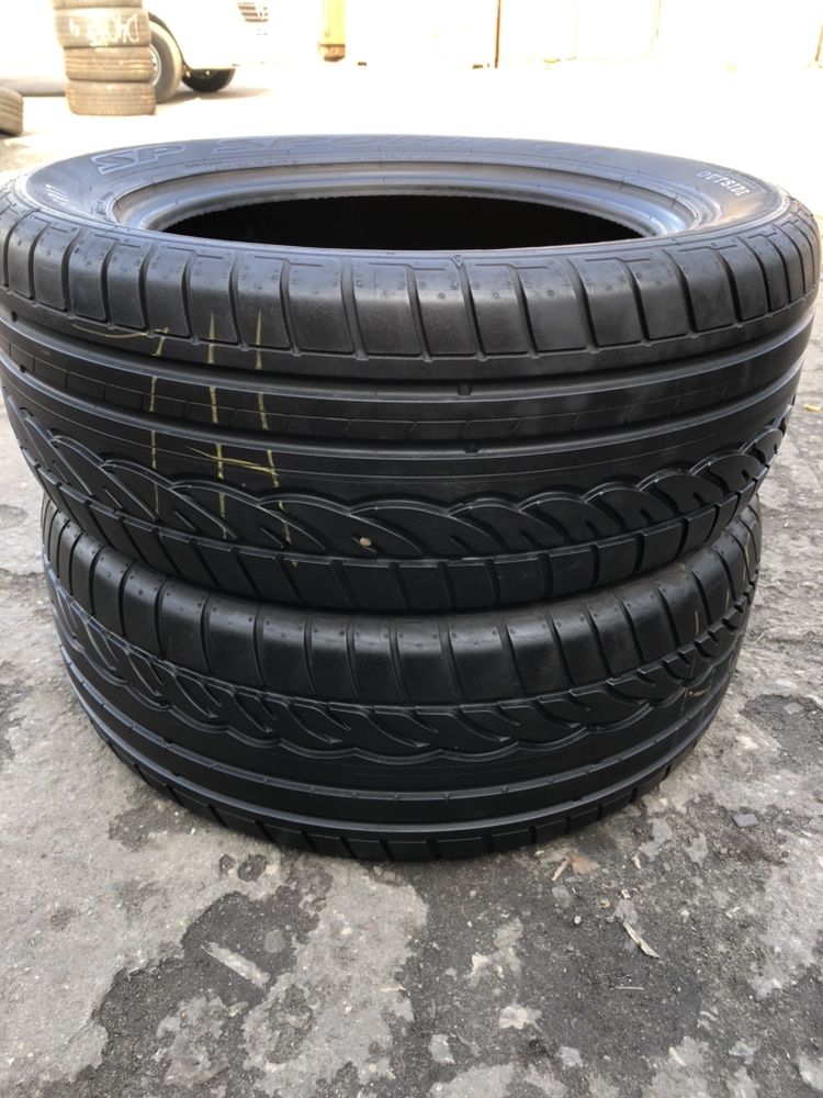 Opony używane Dunlop 235/55r17 99H Sp Sport 01 -2szt 6,5mm