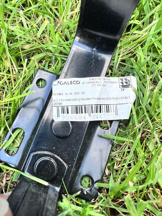 Uchwyt hak rynnowy doczołowy galeco stal2 13 sztuk