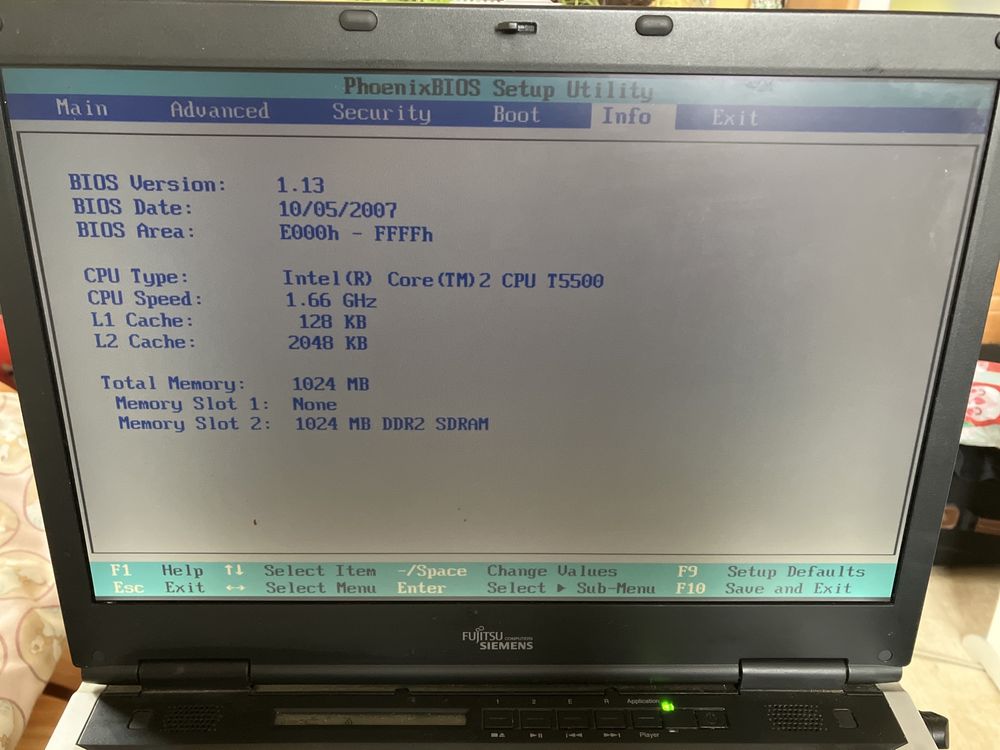 Fujitsu siemens lifebook C1410