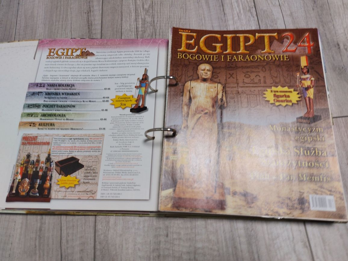 Egipt Bogowie i Faraonowie klaser z ciekawostkami prenumerata