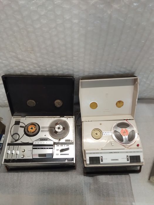 Gravadores da bobines Grundig antigos