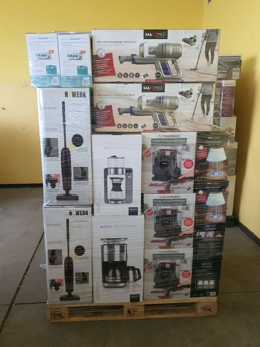 Palety zwroty konsumenckie mix AGD / ELEKTRO / HOME / MEBLE itp.