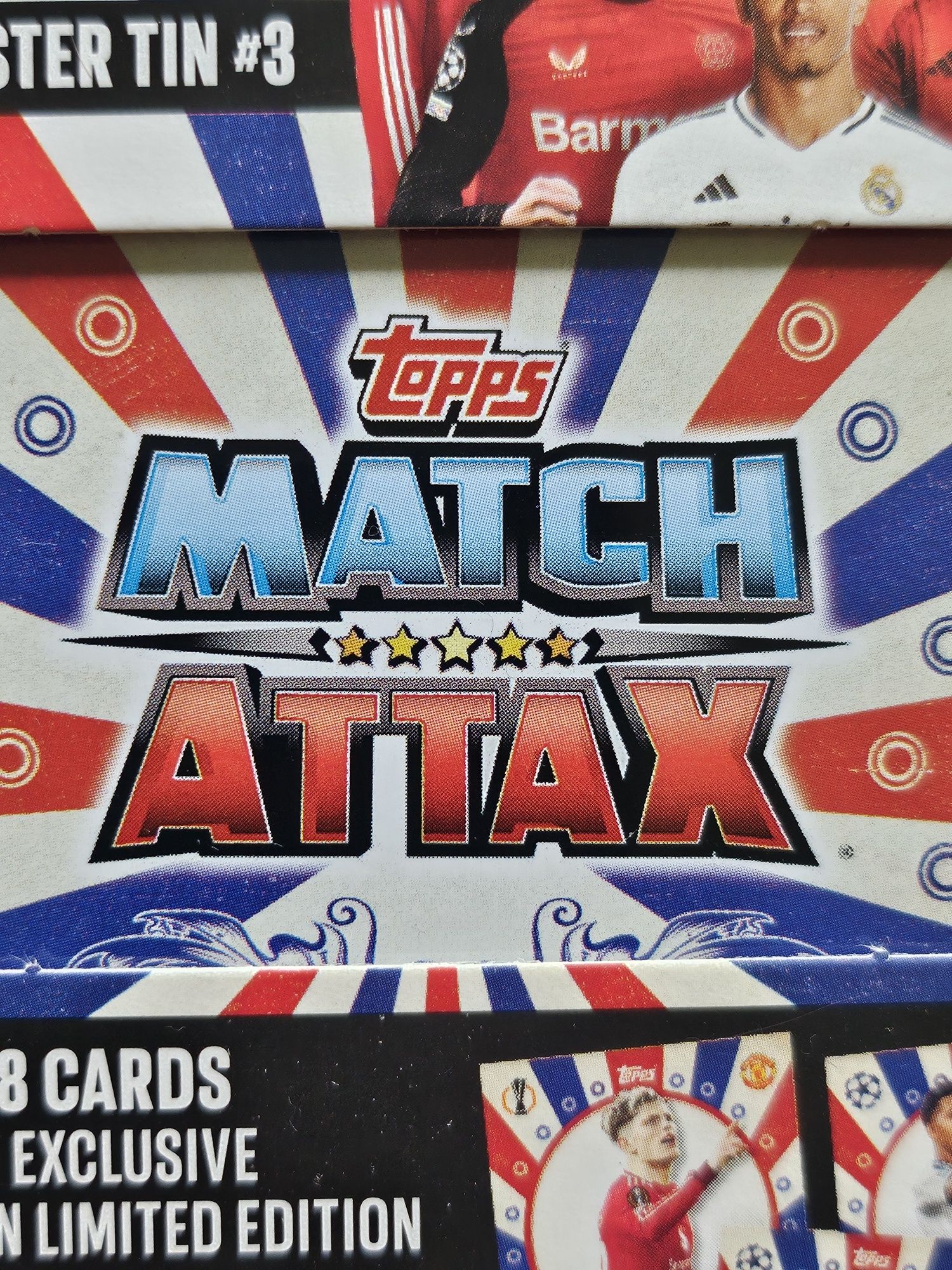 Mini Puszka Topps Match Attax 2024/25 "The Entertainers Showmen" karty