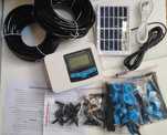 Pequeno sistema de rega automática com painel solar
