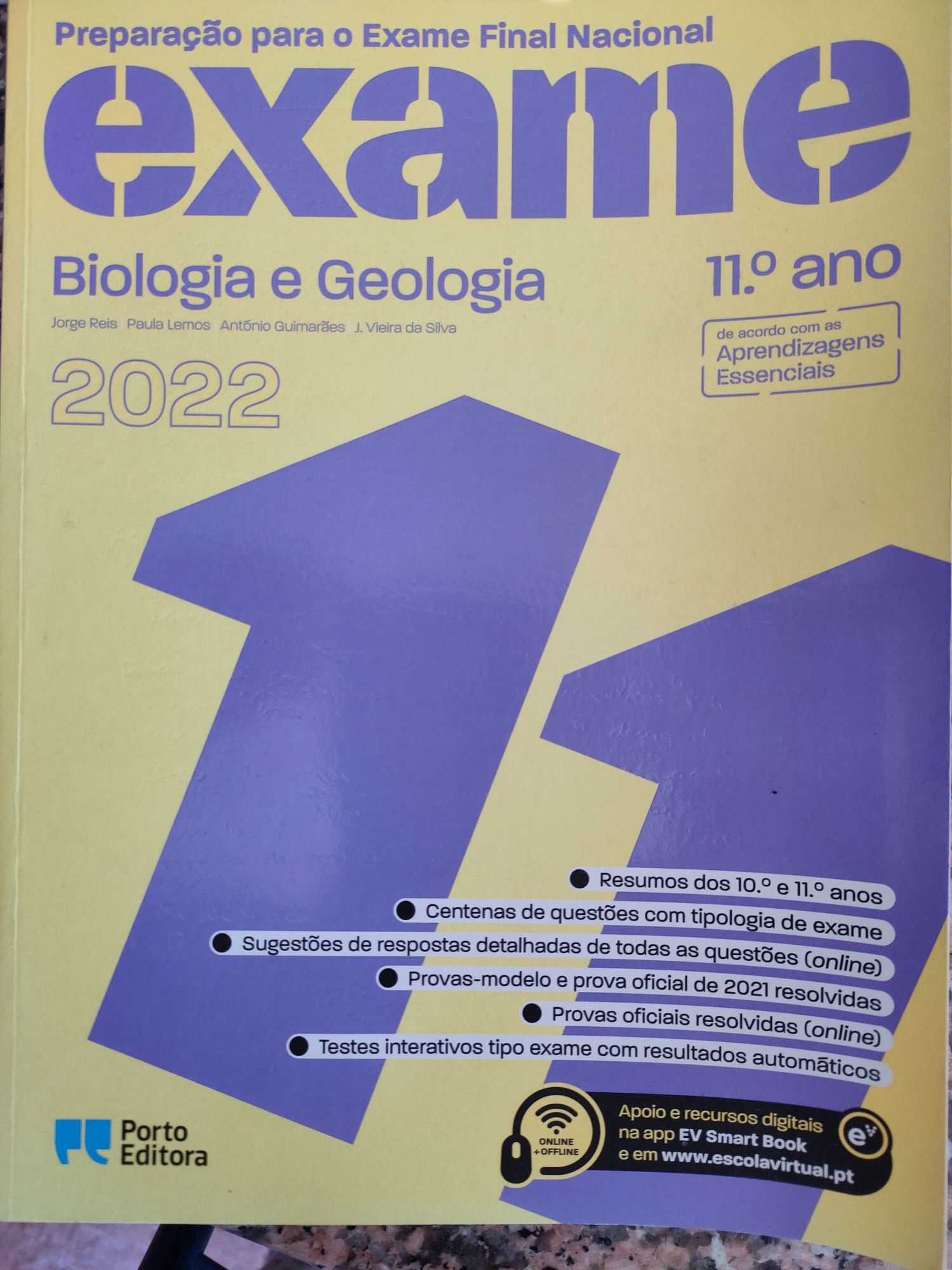 Livro de exames de biologia e geologia