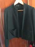 Blazer preto, mango