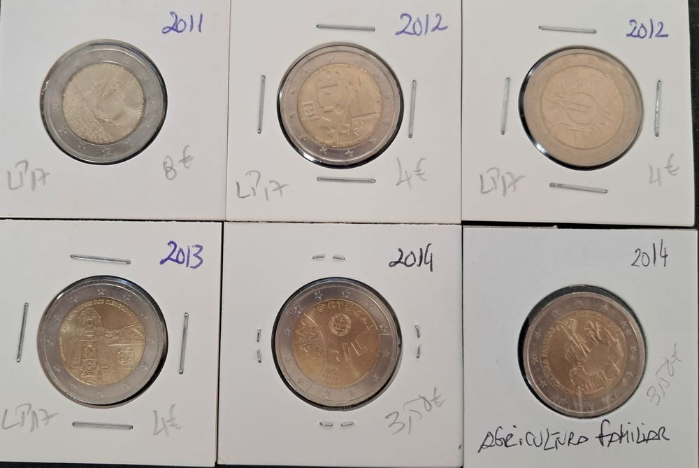 Portugal . Colecção completa das moedas de 2€